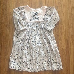 Floral Embroidered Dress organic cotton